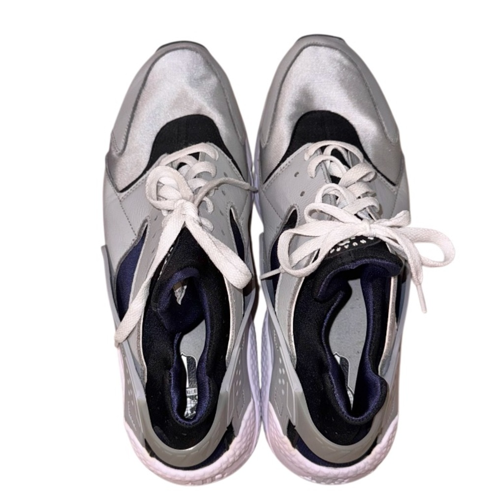 Mint! Nike AIR Huarache gray navy athletic men’s tennis shoes sneakers size 13 - Picture 6 of 17